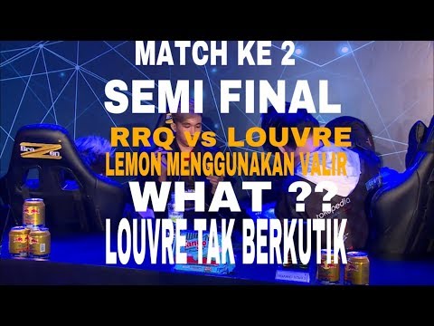 SEMI FINAL IEC KRATINGDAENG MATCH 2 RRQ VS LOUVRE SERU LOUVRE TAK BERKUTIK !!!