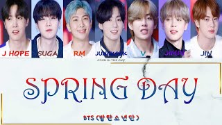 Download lagu BTS (방탄소년단) – Spring Day (봄날) [ Color Coded Lyrics Chn/ Eng/ Rom/ Han ] mp3