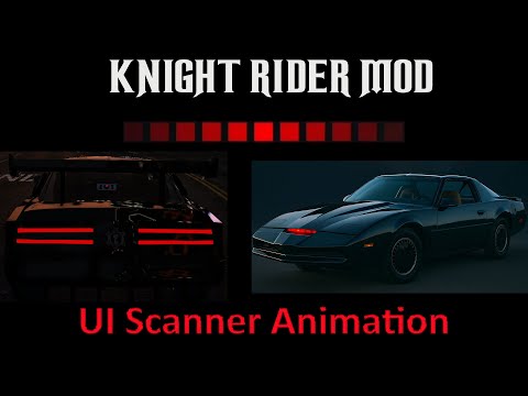 Knight Rider Mod  - UI Scanner Animation