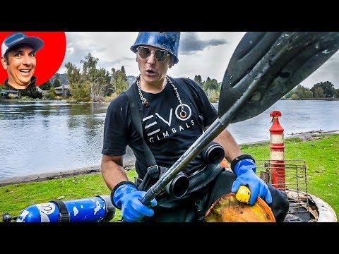 STOLEN Bike in River Treasure Hunting... You Won't Believe What We Found! (Scuba Diving) Video
