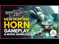 Monster Hunter Rise | New Hunting Horn Weapon Gameplay & Moves Showcase