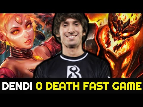 DENDI Mid Fast Game No Mercy — Unkillable Boss 7.27 Dota 2