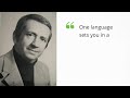 Frank Smith on how languages open up your future