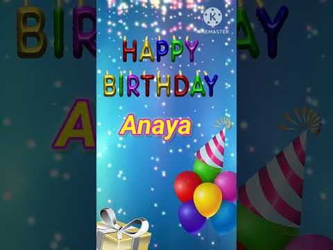 Happy birthday 🎂 Anaya |Colourful theme 🥳 Celebrate 🎉 your special day #birthday#status#wishes#gif