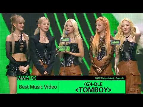 221126 (G)I-DLE WON "BEST MUSIC VIDEO" AWARD MELON MUSIC AWARDS 2022 | MMA 2022