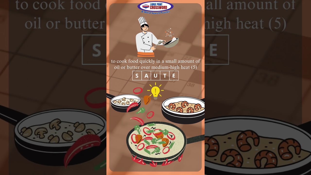 Cooking Crossword Challenge #crosswords  #puzzles  #puzzle  #games  #wordsearch #cooking  #wordgames
