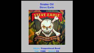 STEVE EARLE  "Snake Oil"  1988