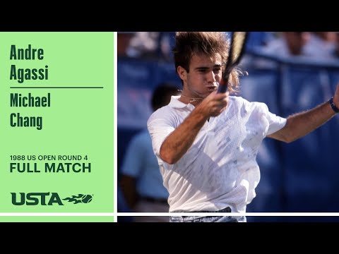 Andre Agassi vs. Michael Chang Extended Highlights | 1988 US Open Round 4