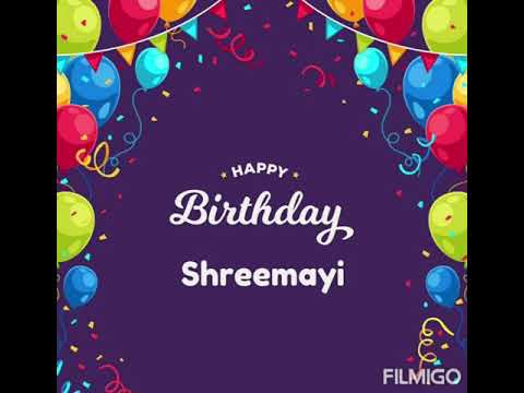 Happy birthday shrimayee