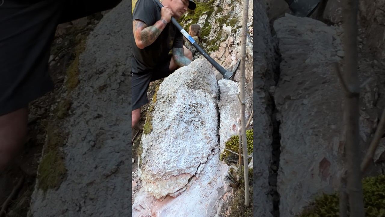 Move The Rock, Find The Gems 💎 #crystals