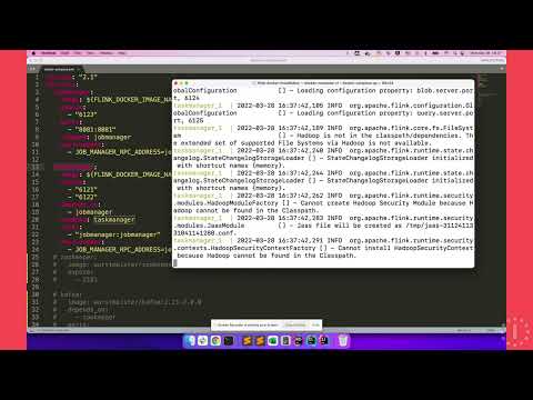 02 Installing Flink with Docker, course Stream processing in Apache Flink for AAL
