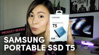 Video thumbnail for Samsung T5 Portable SSD Review - Using External SSD as Boot Drive on iMac by Franz Escolastico