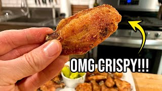 The Crispiest Wings I Have Ever Made In The Oven! | Crispy Chicken Wings