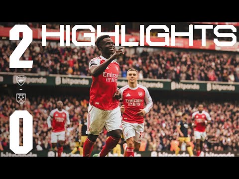 RICE AND SAKA GOALS SECURE THE WIN! | Arsenal vs West Ham United (2-0) | Premier League