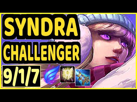 CLOSER (SYNDRA) - 9/1/7 KDA CHALLENGER GAMEPLAY - KR
