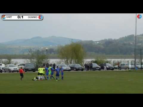 Skrót meczu: Hart Tęgoborze - Ogniwo Piwniczna-Zdrój 2:1(0:1) 30.04.2017