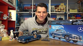 Tolles Modell, leider Gift für den Fachhandel: Mattel® Brick Shop Hot Wheels Mercedes-Benz 300 SL