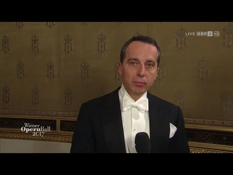 Kern weint über den Tod Sabine Oberhausers | Opernball 2017 | Van der Bellen