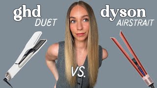 ghd Duet vs Dyson Airstrait – Wet to Straight Comparison