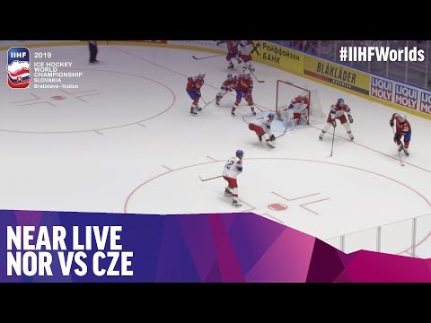 Olden tipped in Olimb's floater | Near Live | 2019 IIHF Ice Hockey World Championship