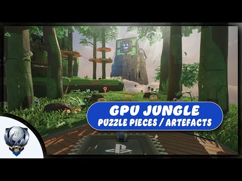 Astro's Playroom - All Puzzle Pieces and Artefact's in GPU Jungle