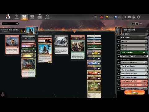 MTG Arena Deck Doctor: Alchemy Arcane Bombardment