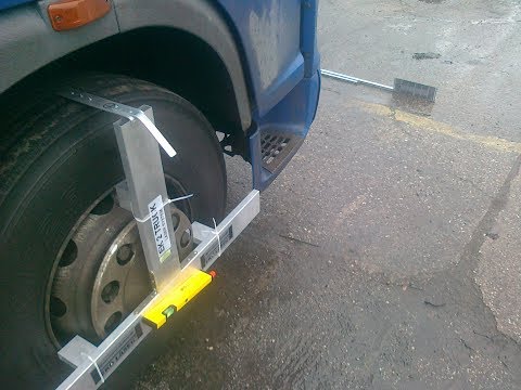 EK 2 TRUCK GEOMETRIA CIĘŻARÓWKI ZBIEŻNOŚĆ WHEEL ALIGMENT TRUCK