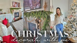 Christmas decorate with me 2023 || Christmas decorating ideas || Living Room makeover & decorate