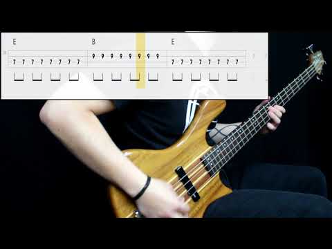 The Ramones - I Wanna Be Sedated (Bass Cover) (Play Along Tabs In Video)