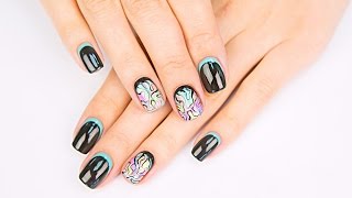 Обратный френч гелевыми лаками, гель-лаками EzFlowTruGel, ibdJustGel. Компания Виктори АллаКравченко