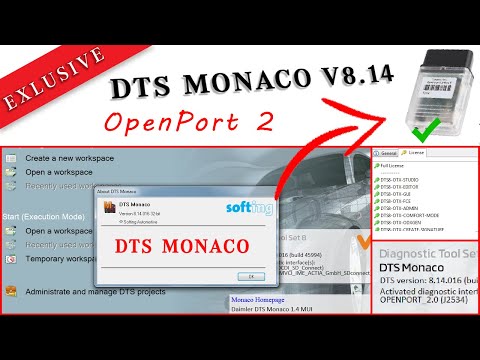 Mercedes DTS Monaco V8 14 coding / Установка, настройка подключение для работы с Open Port 2.