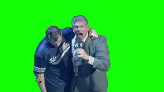 Vince McMahon "hallelujah and amen!" green screen