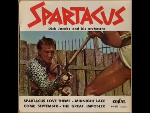 DICK JACOBS ORCHESTRA - SPARTACUS LOVE THEME - EP CORAL 94 601