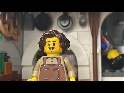 A Not So Normal Day at the Lion Knight's castle | Lego Castle Battle Stop Motion