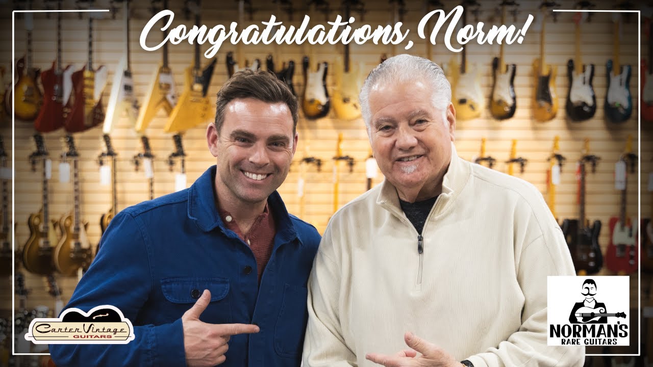 Big News from Norm at Norman's Rare Guitars - YouTube
