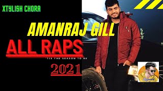 Amanraj gill All songs|90 Degree|Desi Blood|Dilli aali|All Raps|New Haryanvi Song 2021|Amanraj Gill