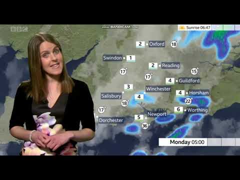 Alex Osbourne BBC South Today weather on BBC ONE March 1st 2020 in HD! - 60 FPS