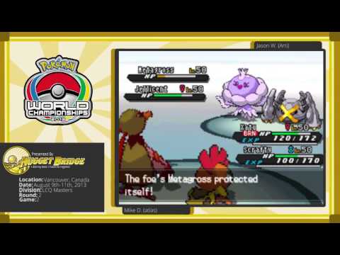VGC' 13 World Championships LCQ - Mike D. (atlas) vs Jason W. (Arti) Game 2