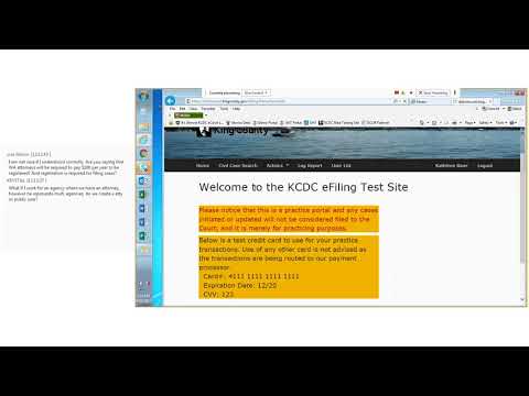 Efiling King County