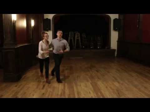 Swingin' Denver - Beginner Lindy Hop (rhythmic walking, tuck turn into hammerlock)