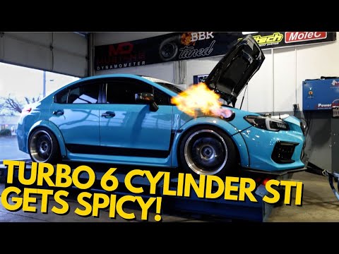 Turbo 6 Cylinder Subaru WRX STI makes the most power yet!