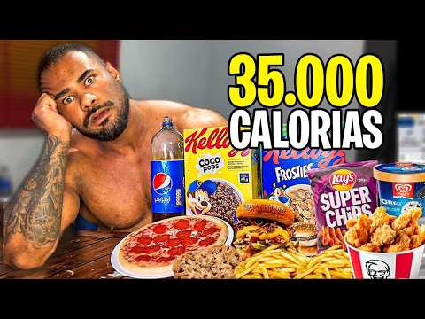 I SURVIVED 7 DAYS ON SAM SULEK'S DIET (35,000 CALORIES!)