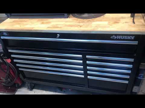 YouTube video about: How to open husky tool box?