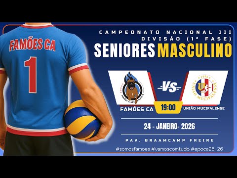 SENIORES MASCULINO | Famões CA vs União Mucifalense | 13ª Jornada