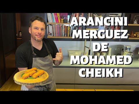 Spicy Merguez Arancini with Harissa Mayonnaise