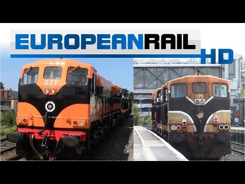 Iarnród Éireann Irish Rail RPSI Loco Transfer 071 + B141 + 175 pass Drumcondra