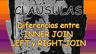 Diferencias entre INNER JOIN LEFT JOIN y RIGHT JOIN