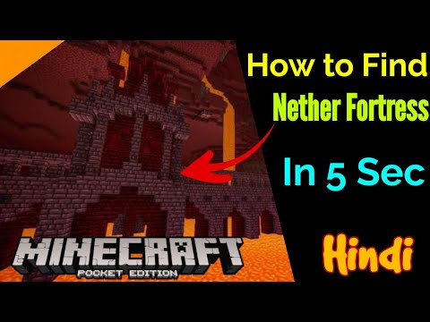 ARCHAK gaming - How to Find Nether Fortress in Minecraft Pocket Edition in Hindi