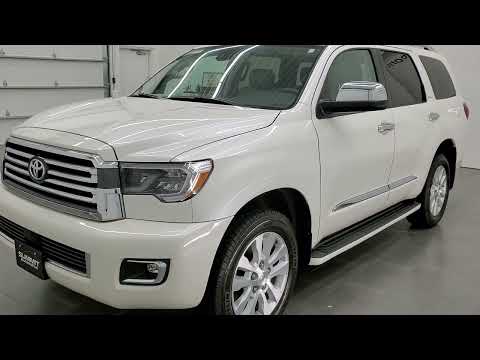 2018 TOYOTA SEQUOIA PLATINUM QUADS NAV MOON BLURAY DVD BLIZZARD WALKAROUND OVERVIEW 12756Z SOLD!