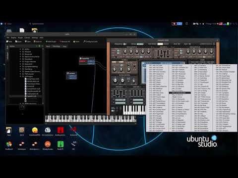LennarDigital - Sylenth1 in Ubuntu Studio.